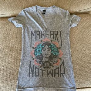 Ladies gray Obey shirt